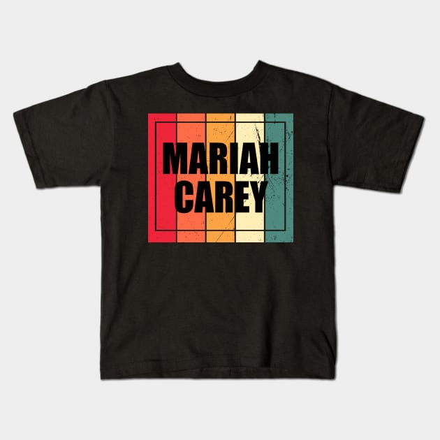 Thanksgiving Mariah Name Retro Styles Camping 70s 80s 90s Kids T-Shirt by Gorilla Animal